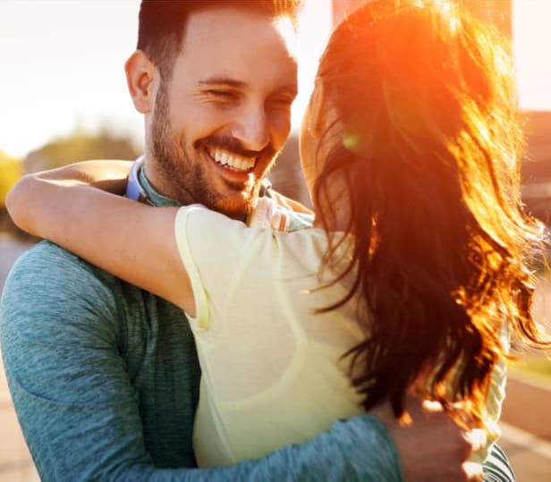 happy healthy couple