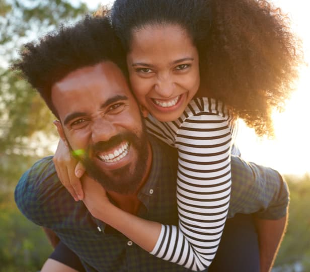 young happy couple
